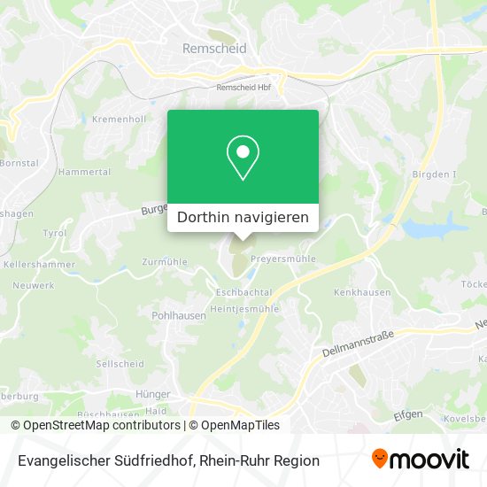 Evangelischer Südfriedhof Karte