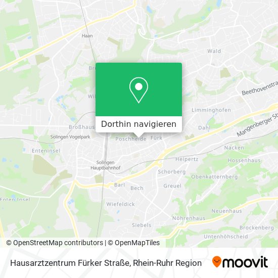 Hausarztzentrum Fürker Straße Karte