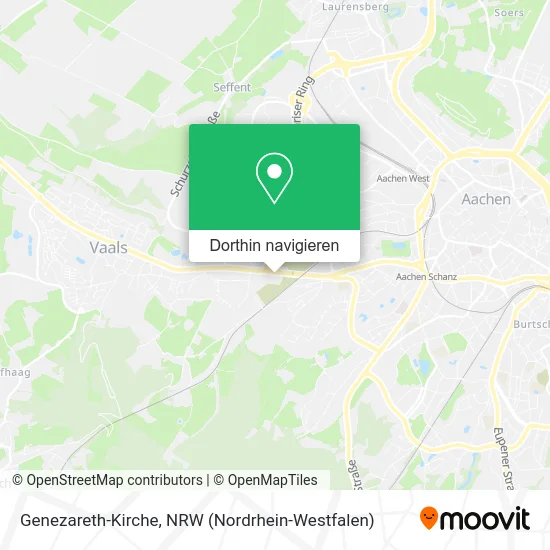 Genezareth-Kirche Karte