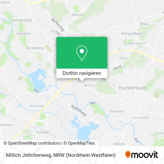 Millich Jettchenweg Karte