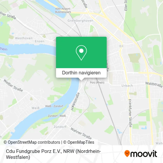 Cdu Fundgrube Porz E.V. Karte