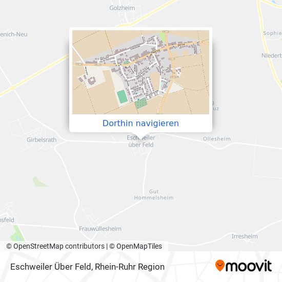 Eschweiler Über Feld Karte