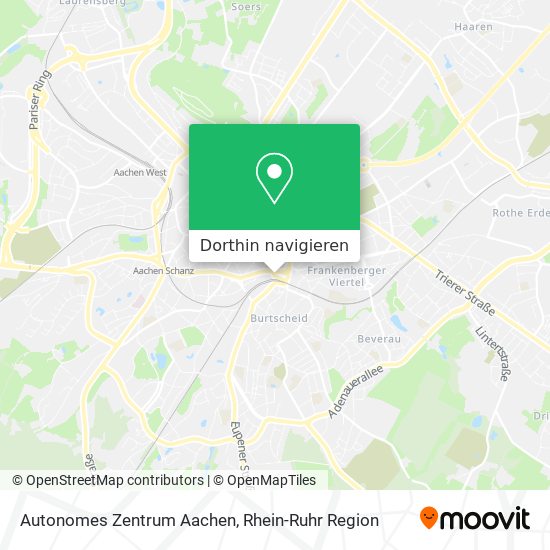 Autonomes Zentrum Aachen Karte