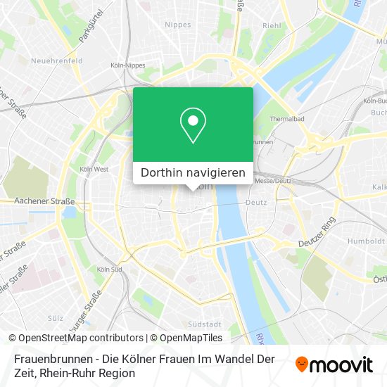 Frauenbrunnen - Die Kölner Frauen Im Wandel Der Zeit Karte