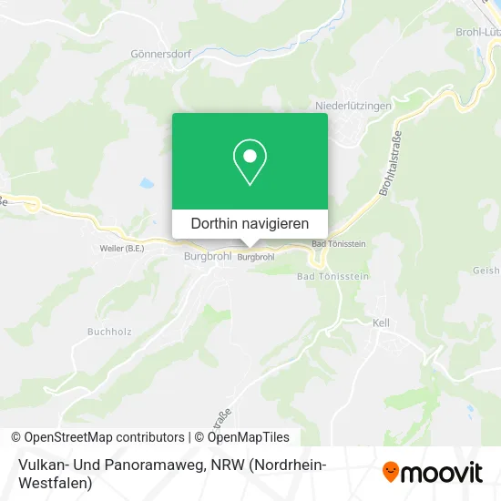 Vulkan- Und Panoramaweg Karte