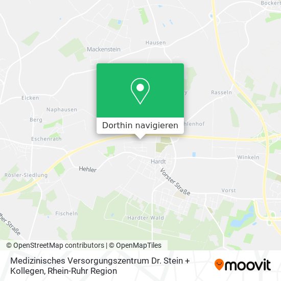 Medizinisches Versorgungszentrum Dr. Stein + Kollegen Karte