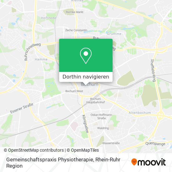 Gemeinschaftspraxis Physiotherapie Karte