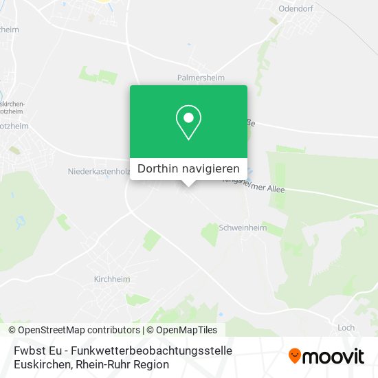 Fwbst Eu - Funkwetterbeobachtungsstelle Euskirchen Karte