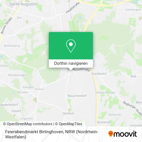 Feierabendmarkt Birlinghoven Karte