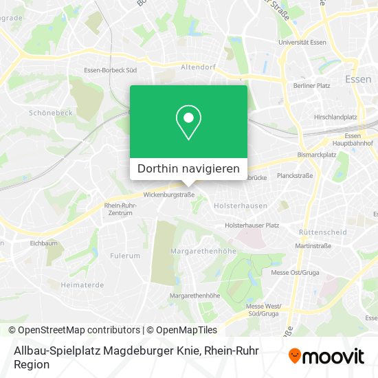 Allbau-Spielplatz Magdeburger Knie Karte