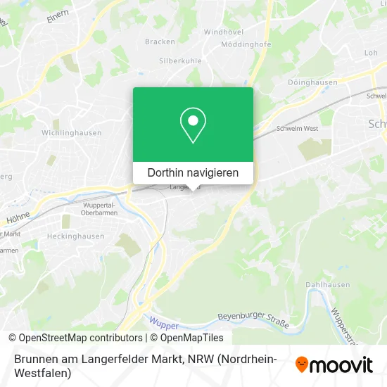 Brunnen am Langerfelder Markt Karte