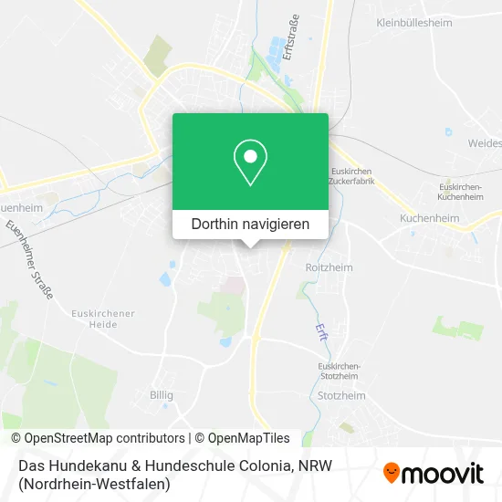 Das Hundekanu & Hundeschule Colonia Karte