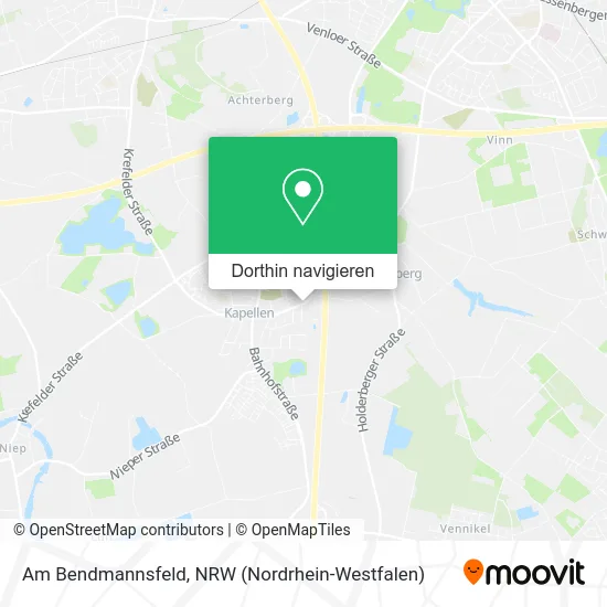 Am Bendmannsfeld Karte