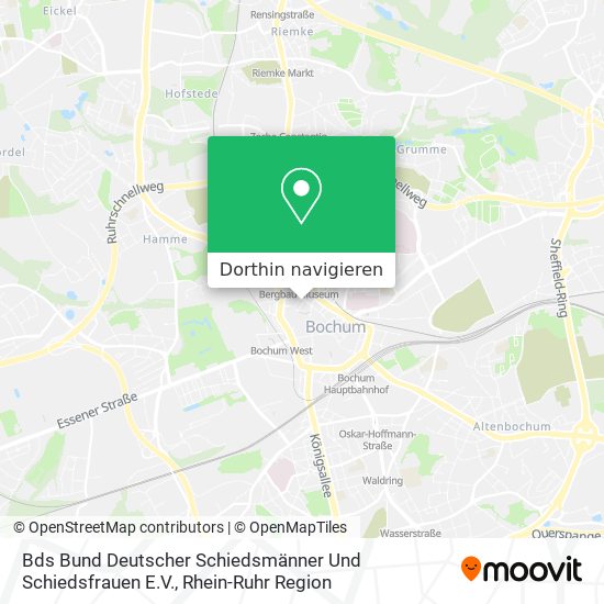 Bds Bund Deutscher Schiedsmänner Und Schiedsfrauen E.V. Karte