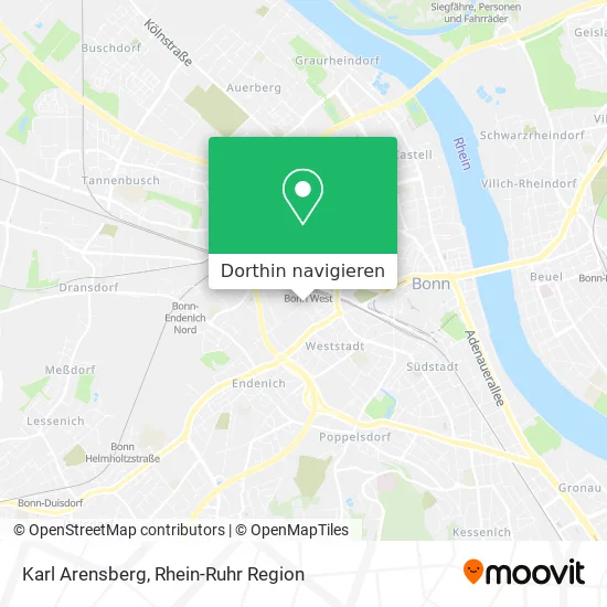 Karl Arensberg Karte