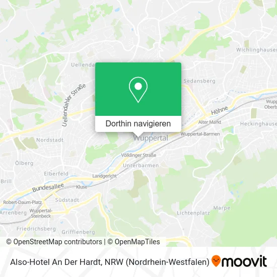 Also-Hotel An Der Hardt Karte