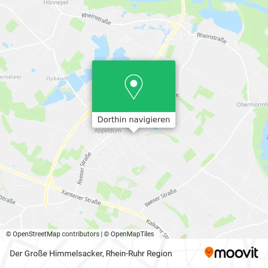 Der Große Himmelsacker Karte