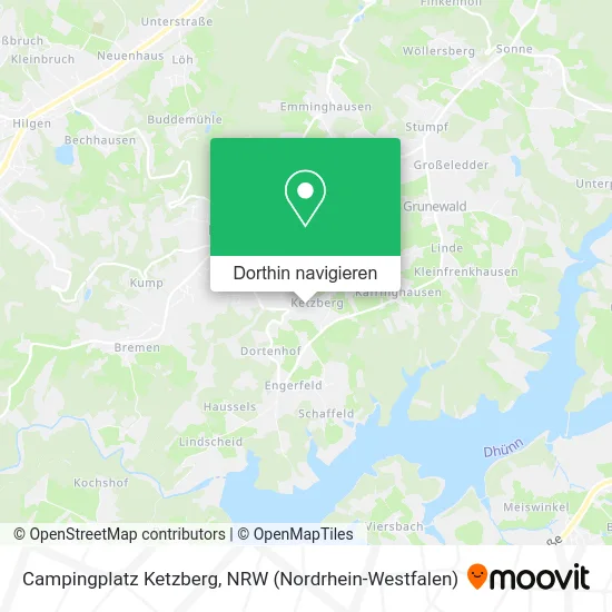 Campingplatz Ketzberg Karte