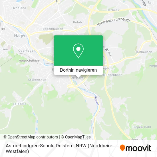 Astrid-Lindgren-Schule Delstern Karte