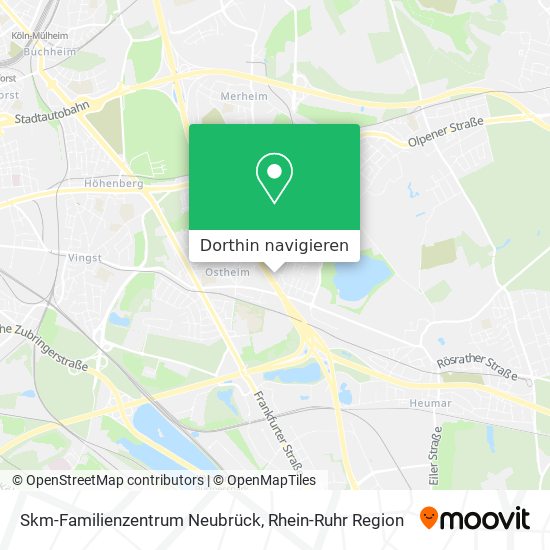 Skm-Familienzentrum Neubrück Karte