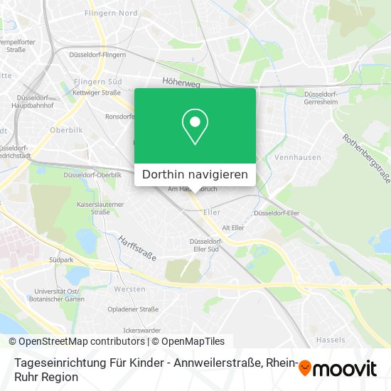 Tageseinrichtung Für Kinder - Annweilerstraße Karte