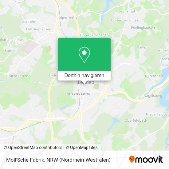 Moll'Sche Fabrik Karte