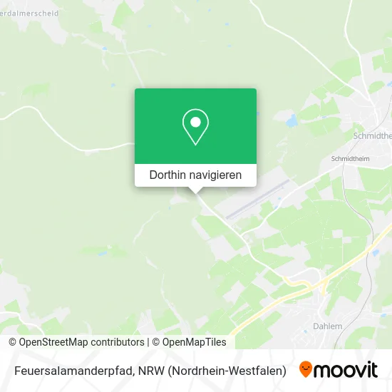 Feuersalamanderpfad Karte