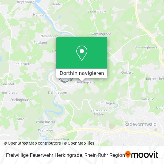 Freiwillige Feuerwehr Herkingrade Karte