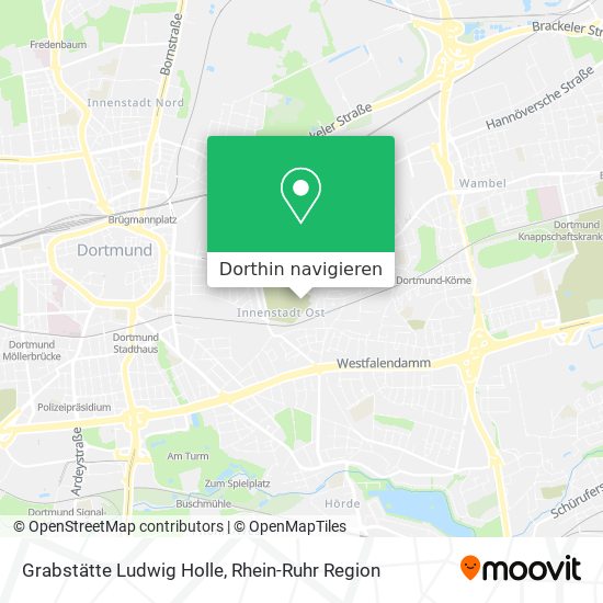Grabstätte Ludwig Holle Karte