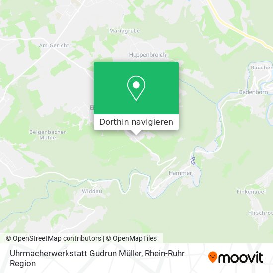 Uhrmacherwerkstatt Gudrun Müller Karte