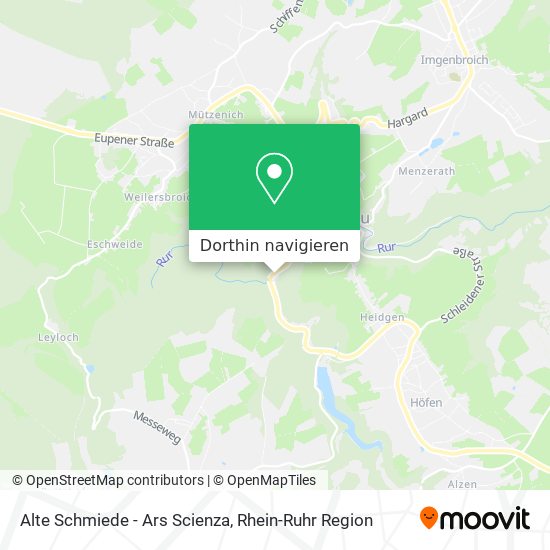 Alte Schmiede - Ars Scienza Karte