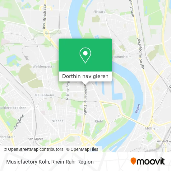 Musicfactory Köln Karte