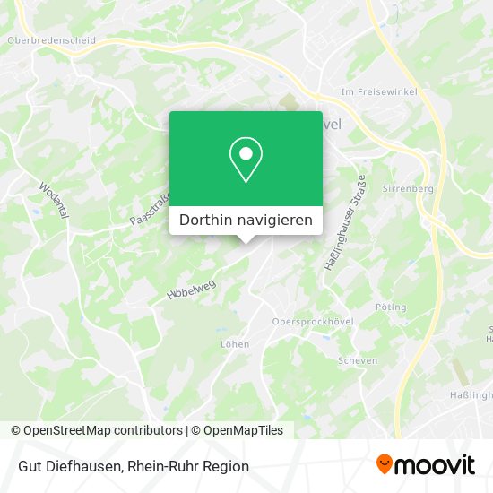 Gut Diefhausen Karte