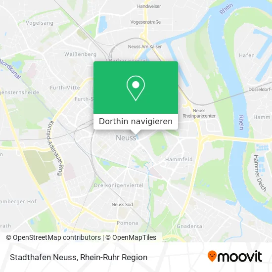 Stadthafen Neuss Karte
