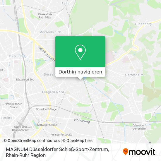 MAGNUM Düsseldorfer Schieß-Sport-Zentrum Karte