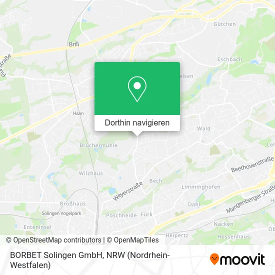 BORBET Solingen GmbH Karte