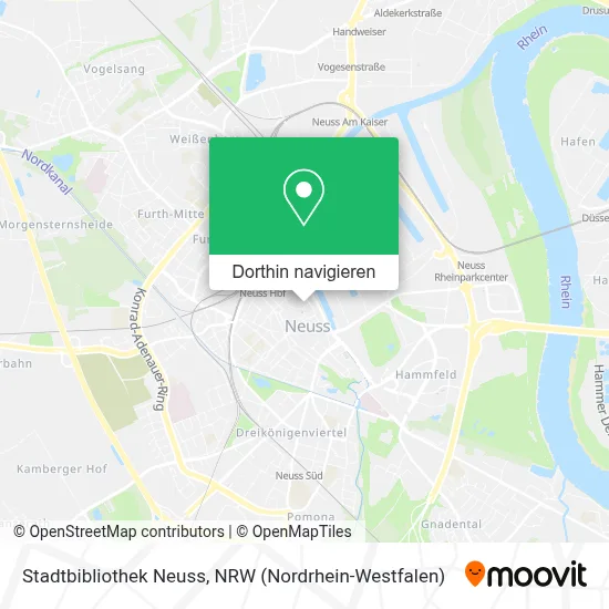 Stadtbibliothek Neuss Karte