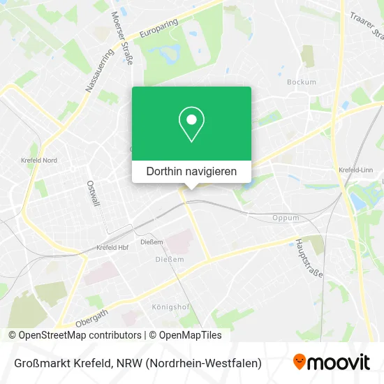 Großmarkt Krefeld Karte