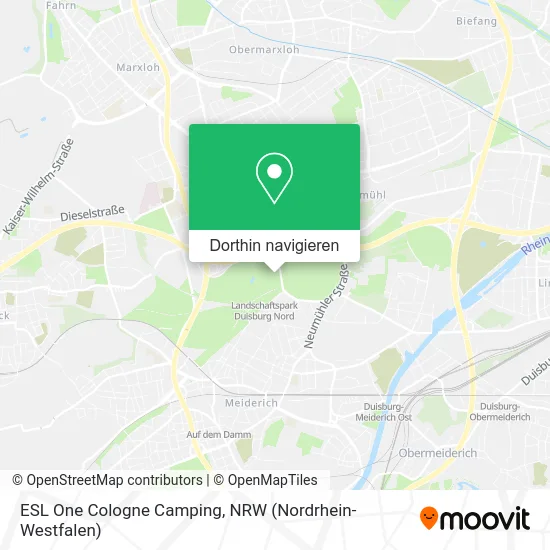 ESL One Cologne Camping Karte