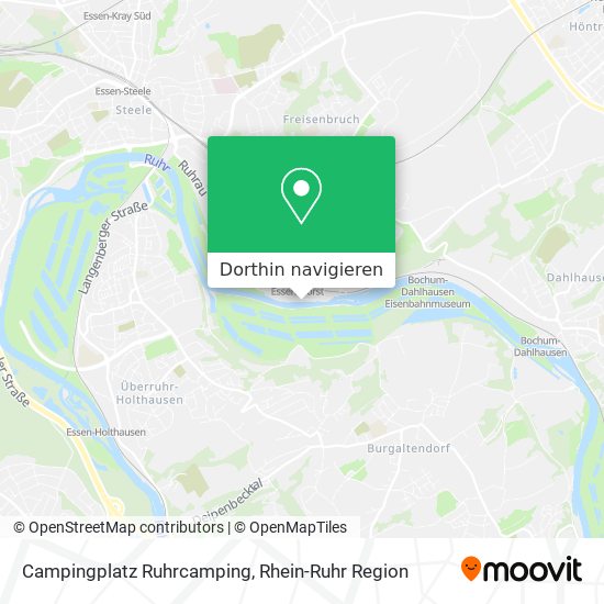 Campingplatz Ruhrcamping Karte