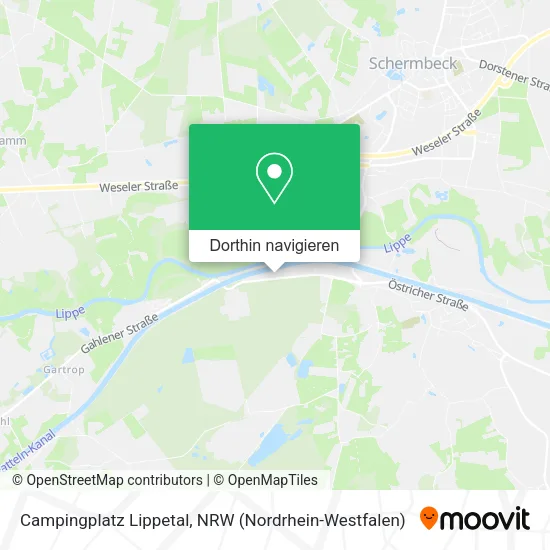 Campingplatz Lippetal Karte