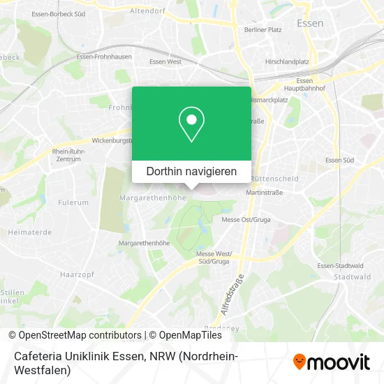 Cafeteria Uniklinik Essen Karte