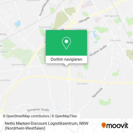 Netto Marken-Discount Logistikzentrum Karte