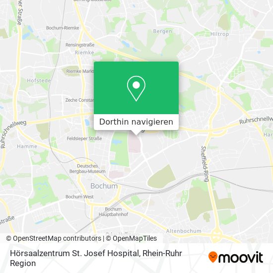 Hörsaalzentrum St. Josef Hospital Karte