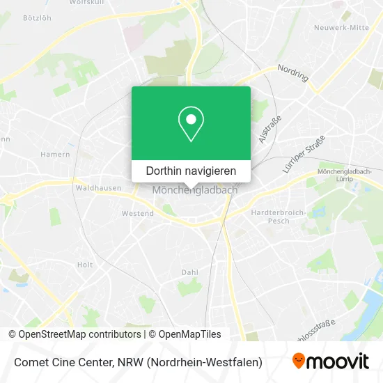 Comet Cine Center Karte