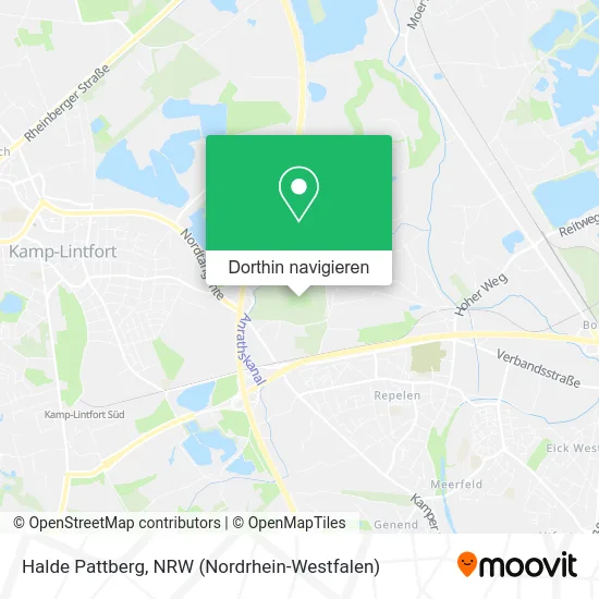 Halde Pattberg Karte