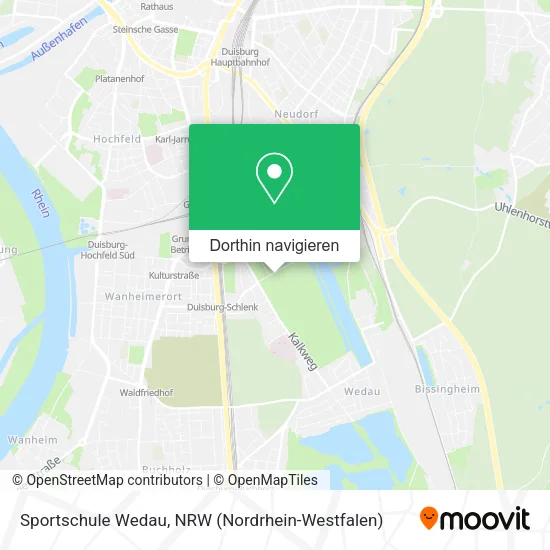 Sportschule Wedau Karte