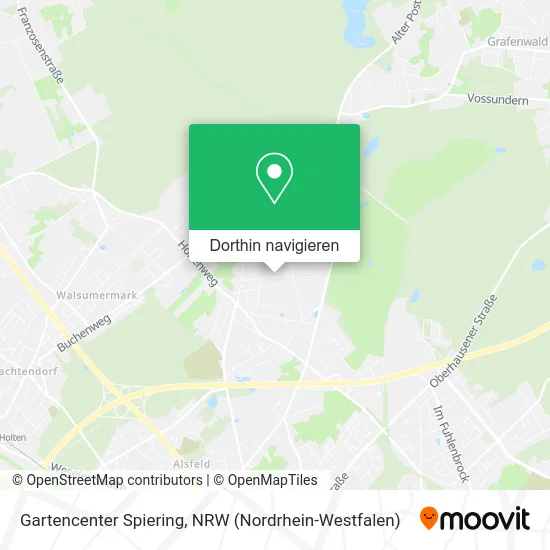 Gartencenter Spiering Karte