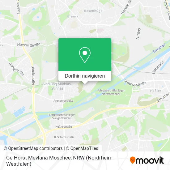 Ge Horst Mevlana Moschee Karte