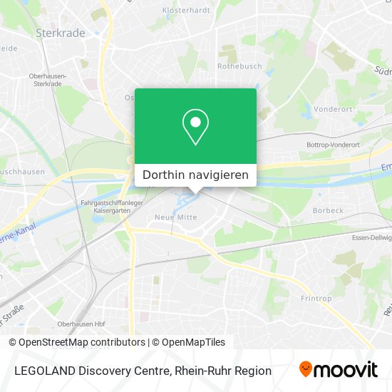 LEGOLAND Discovery Centre Karte
